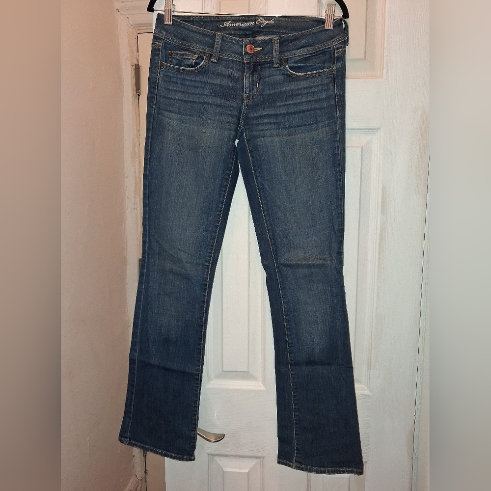 American Eagle Outfitters Women’s Bootcut Jeans - Medium/Dark Blue